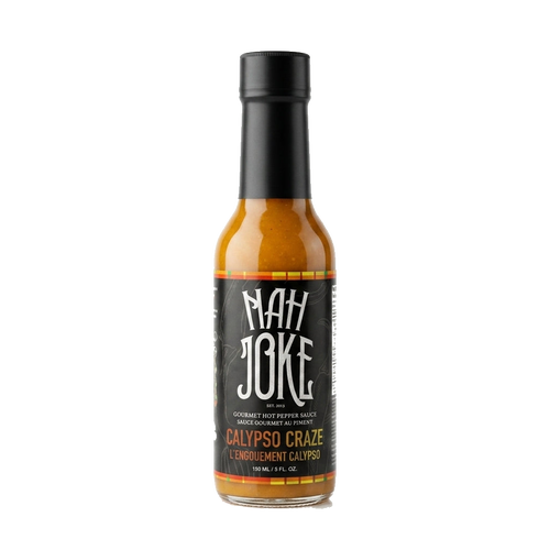 NAH JOKE Calypso Craze, 150 mL bottle of gourmet hot pepper sauce