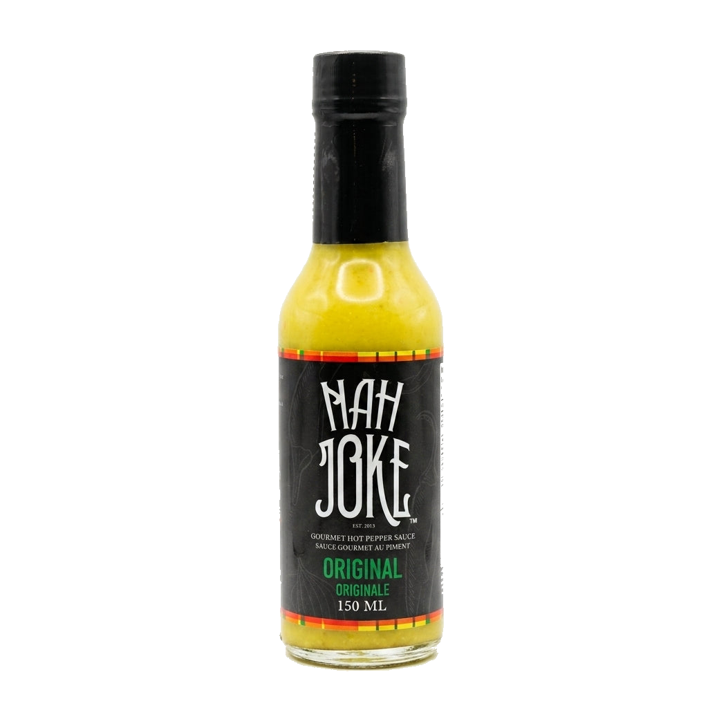 NAH JOKE Original, 150 mL bottle of gourmet hot pepper sauce